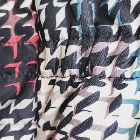 Christopher Banks Cheveron Channel Quilted Zip-Up Vest Graphic Plaid Sz 2X - Picture 4 of 6